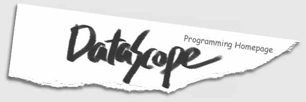 DataScope Programming Homepage